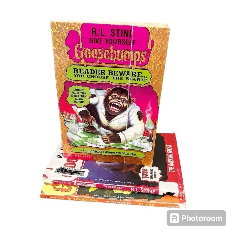 Goosebumps The Deadly Experiments of DrEek The Barking Ghost I’m Afraid of Bees